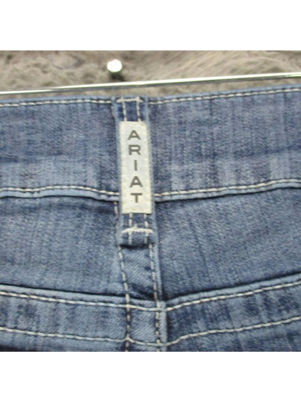 Ariat Jeans Womens 28 Tall Blue Stretch Denim Bootcut *Read* - Picture 10 of 15
